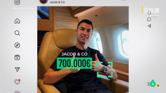 Cristiano Ronaldo con un reloj de 700.000 euros Cristiano Ronaldo con un reloj de 700.000 euros