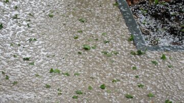 Las tormentas podrán dejar granizo en algunas zonas.