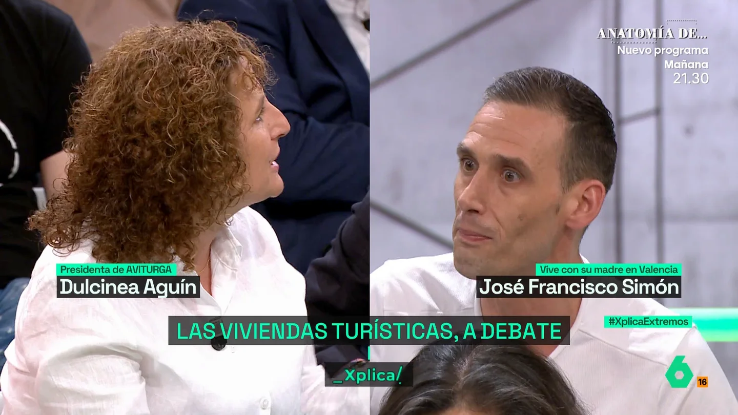 XPLICA Tenso enfrentamiento entre un joven que ha vuelto a casa de su madre y una propietaria de apartamentos turísticos: "¿Crees que ha sido fácil tener una vivienda alguna vez en la vida?" XPLICA Tenso enfrentamiento entre un joven que ha vuelto a casa de su madre y una propietaria de apartamentos turísticos: "¿Crees que ha sido fácil tener una vivienda alguna vez en la vida?"