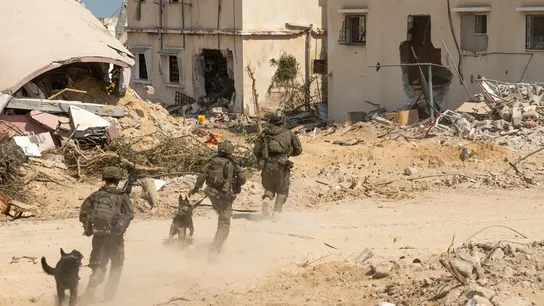 Tropas israelíes en la Franja de Gaza Tropas israelíes en la Franja de Gaza