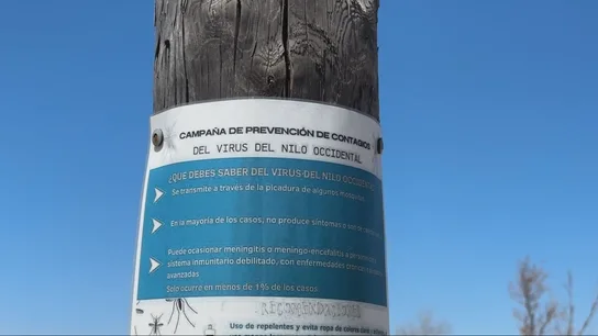 Cartel de prevención contra el virus del Nilo Cartel de prevención contra el virus del Nilo