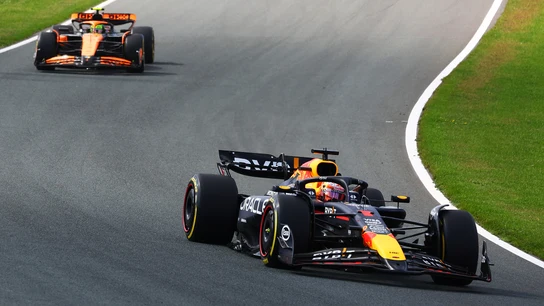 Max Verstappen y Lando Norris Max Verstappen y Lando Norris