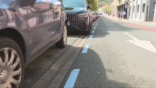 Zona de aparcamiento en Lekeitio Zona de aparcamiento en Lekeitio