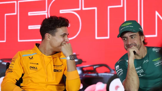 Fernando Alonso y Lando Norris Fernando Alonso y Lando Norris
