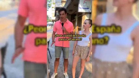 Un vídeo de TikTok desvela cuál es peor ciudad de España para viajar en verano Foto del vídeo de TikTok de @nachopla12 preguntando cuál es la peor ciudad de España para ir en verano