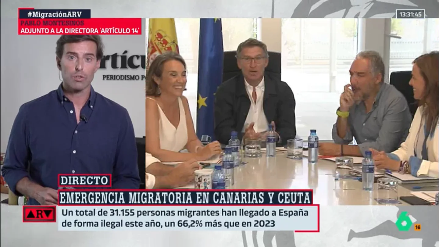 Montesinos revela que el PP estaría abierto a "negociar" con el Gobierno la ley de extranjería: "No sería un 'sí' de cambio de nada" Montesinos revela que el PP estaría abierto a "negociar" con el Gobierno la ley de extranjería: "No sería un 'sí' de cambio de nada"