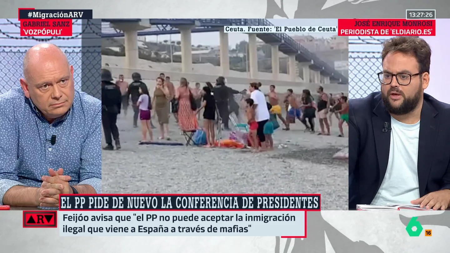 Monrosi señala el "gran error" de la UE y de la política española: "Afrontar la migración siempre desde el foco de la extrema derecha" Monrosi señala el "gran error" de la UE y de la política española: "Afrontar la migración siempre desde el foco de la extrema derecha"