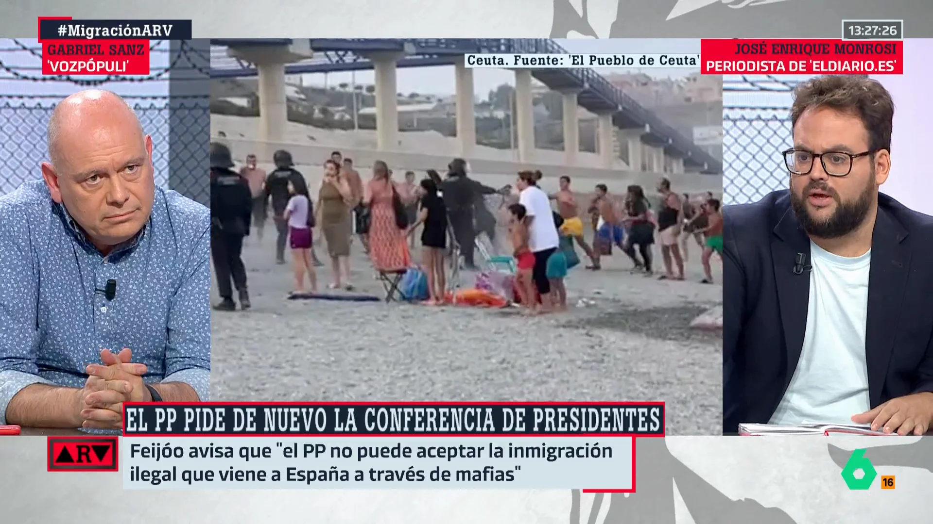  Monrosi señala el "gran error" de la UE y de la política española: "Afrontar la migración siempre desde el foco de la extrema derecha"