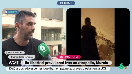 MVT Hablan los padres de los menores atropellados en Murcia: "Mi hija tuvo que ir arrastrándose hasta su novio" MVT Hablan los padres de los menores atropellados en Murcia: "Mi hija tuvo que ir arrastrándose hasta su novio"