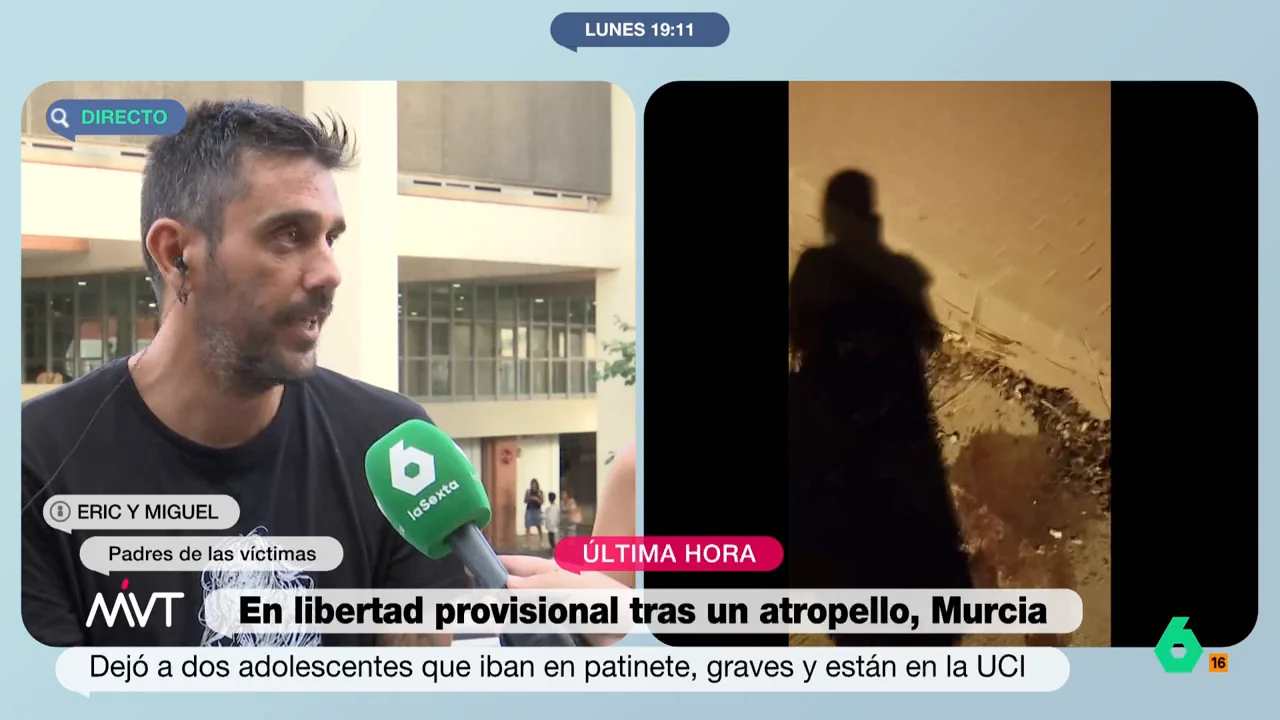 MVT Hablan los padres de los menores atropellados en Murcia: "Mi hija tuvo que ir arrastrándose hasta su novio"