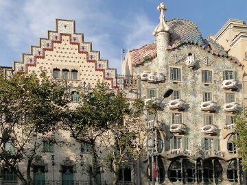 Manzana de la Discordia (Casa Amatller y Casa Batlló). Barcelona