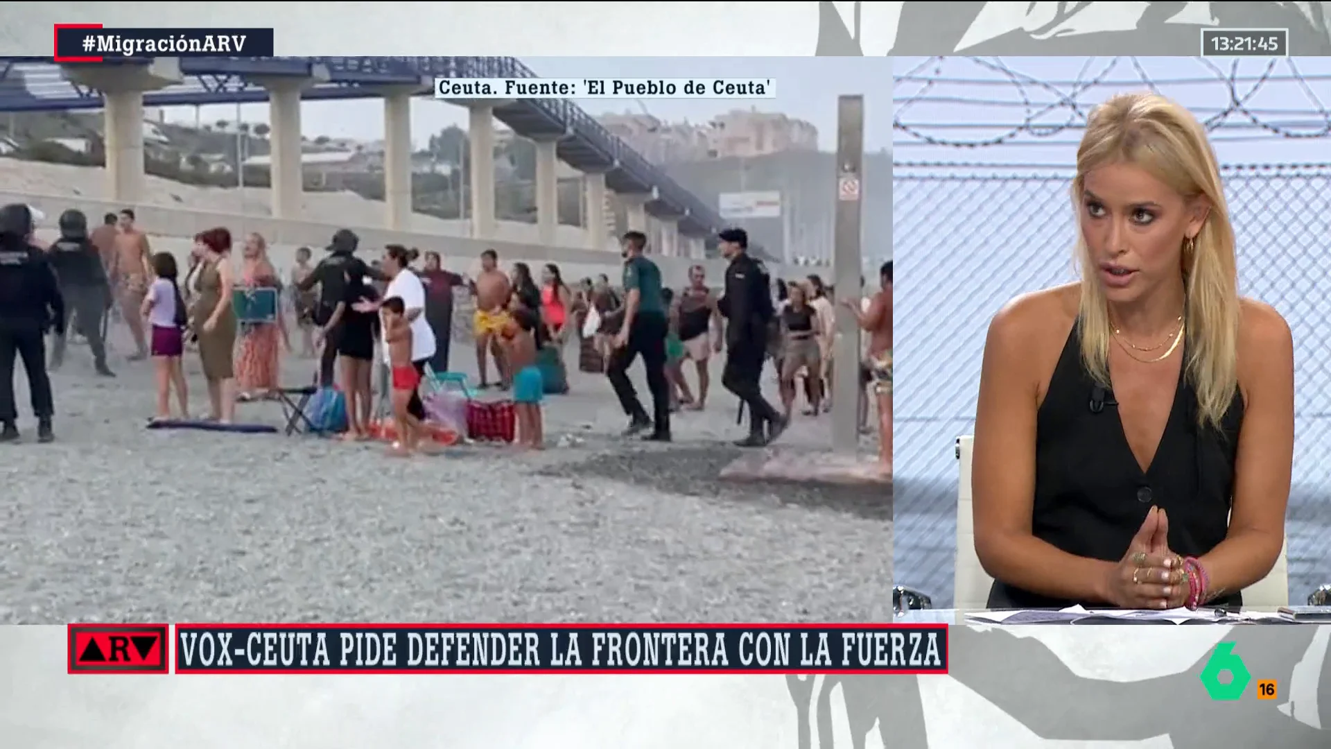 Afra Blanco, sobre el "debate" de la migración: "No podemos reducirlo a solidaridad porque hay gente (como Vox) que no lo es"
