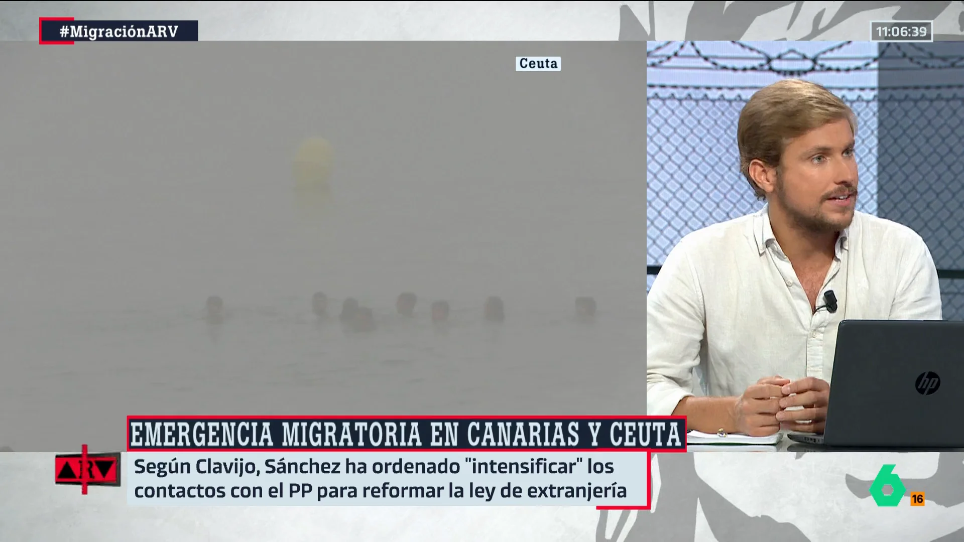 ARV- Pepe Luis Vázquez pide a los políticos que se dejen de "palabrerías" sobre la migración y "pasen a los hechos"