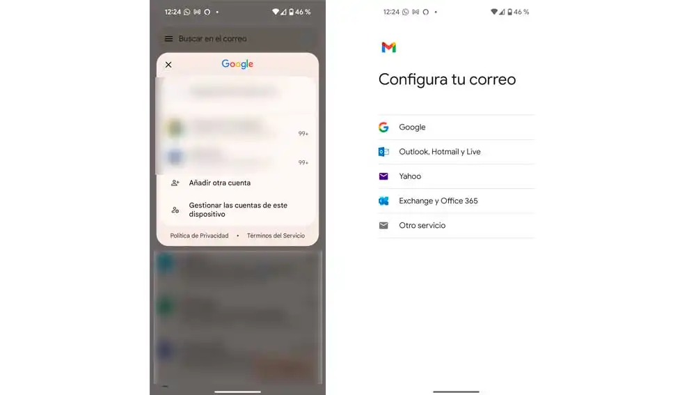 Configurando la cuenta de correo Configurando la cuenta de correo