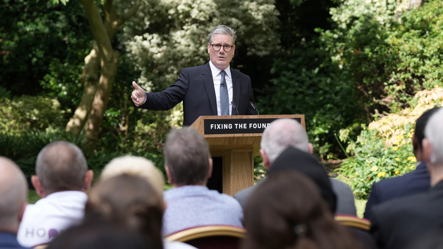 El primer ministro de Reino Unido, Keir Starmer, comparece en Downing Street El primer ministro de Reino Unido, Keir Starmer, comparece en Downing Street