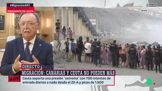 ARV- Vivas advierte de la llegada de migrantes: "Si este flujo de entrada continúa, ya no habrá ni capacidad económica" ARV- Vivas advierte de la llegada de migrantes: "Si este flujo de entrada continúa, ya no habrá ni capacidad económica"