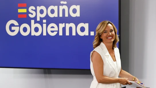 La portavoz del Gobierno y ministra de Educación y Formación Profesional, Pilar Alegría La portavoz del Gobierno y ministra de Educación y Formación Profesional, Pilar Alegría
