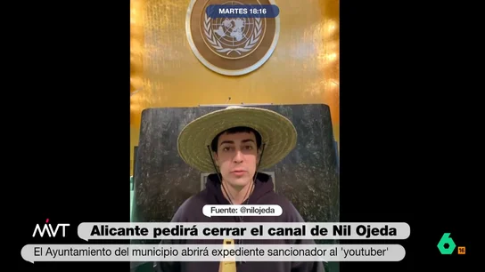 Alicante pedirá a la Fiscalía el cierre de las redes del youtuber Nil Ojeda por un reto de falsos ahogamientos Alicante pedirá a la Fiscalía el cierre de las redes del youtuber Nil Ojeda por un reto de falsos ahogamientos