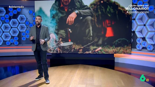 Dani Mateo afirma que los preparacionistas "ven la guerra con la ilusión de un niño que mira un escaparte de Willy Wonka" Los 'preppers' son personas que se están preparando para "el fin del mundo". Además de hacer acopio de cosas como papel higiénico o bastoncillos, van a campamentos donde aprenden tácticas de supervivencia.
