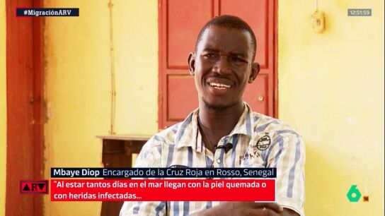 ARV-"Est&aacute;n con la piel quemada": un encargado de la Cruz Roja en Rosso (Senegal) narra en qu&eacute; condiciones llegan los migrantes