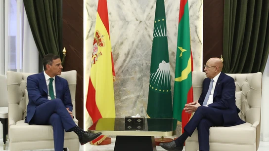 l presidente del Gobierno, Pedro Sánchez, se ha reunido con el presidente de la República Islámica de Mauritania, Mohamed Cheikh El Ghazouani l presidente del Gobierno, Pedro Sánchez, se ha reunido con el presidente de la República Islámica de Mauritania, Mohamed Cheikh El Ghazouani