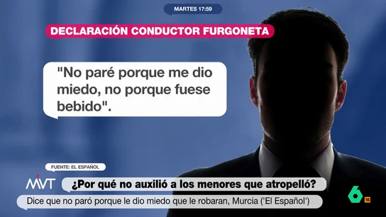 El conductor que atropelló a dos menores en Murcia confiesa ante la jueza: "No paré porque me dio miedo, no porque fuese bebido" El conductor que atropelló a dos menores en Murcia confiesa ante la jueza: "No paré porque me dio miedo, no porque fuese bebido"