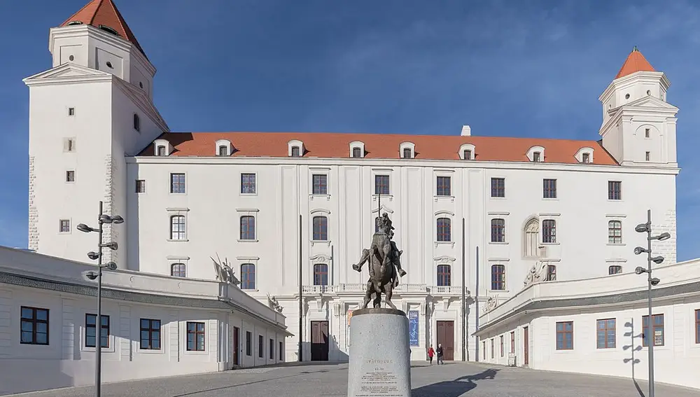 Castillo de Bratislava, en Eslovaquia Castillo de Bratislava, en Eslovaquia
