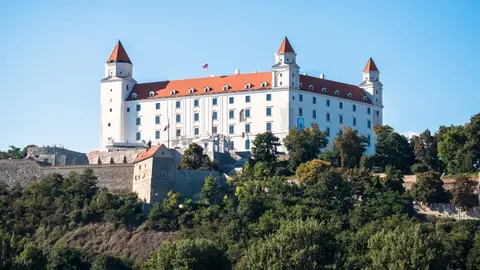 Castillo de Bratislava, en Eslovaquia Castillo de Bratislava, en Eslovaquia