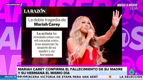 Mariah Carey, destrozada tras la muerte de su madre y su hermana el mismo día: "Agradezco el amor y el apoyo de todos" Mariah Carey, destrozada tras la muerte de su madre y su hermana el mismo día: "Agradezco el amor y el apoyo de todos"