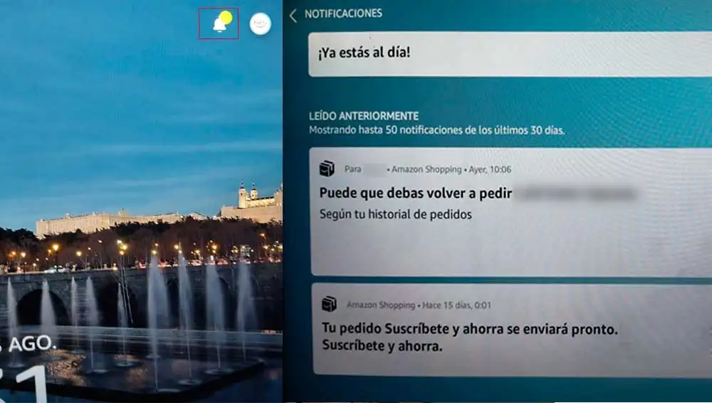 Notificaciones en Amazon Echo Show 15 Notificaciones en Amazon Echo Show 15