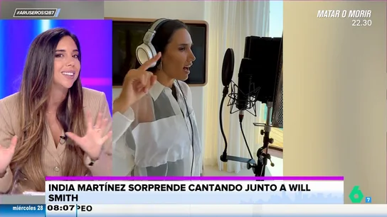 Así suena la inesperada colaboración entre India Martínez y Will Smith: "Él se quedó prendado de la voz de ella en el Starlite" Así suena la inesperada colaboración entre India Martínez y Will Smith: "Él se quedó prendado de la voz de ella en el Starlite"