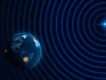 Ondas de radio planeta Tierra Ondas de radio planeta Tierra