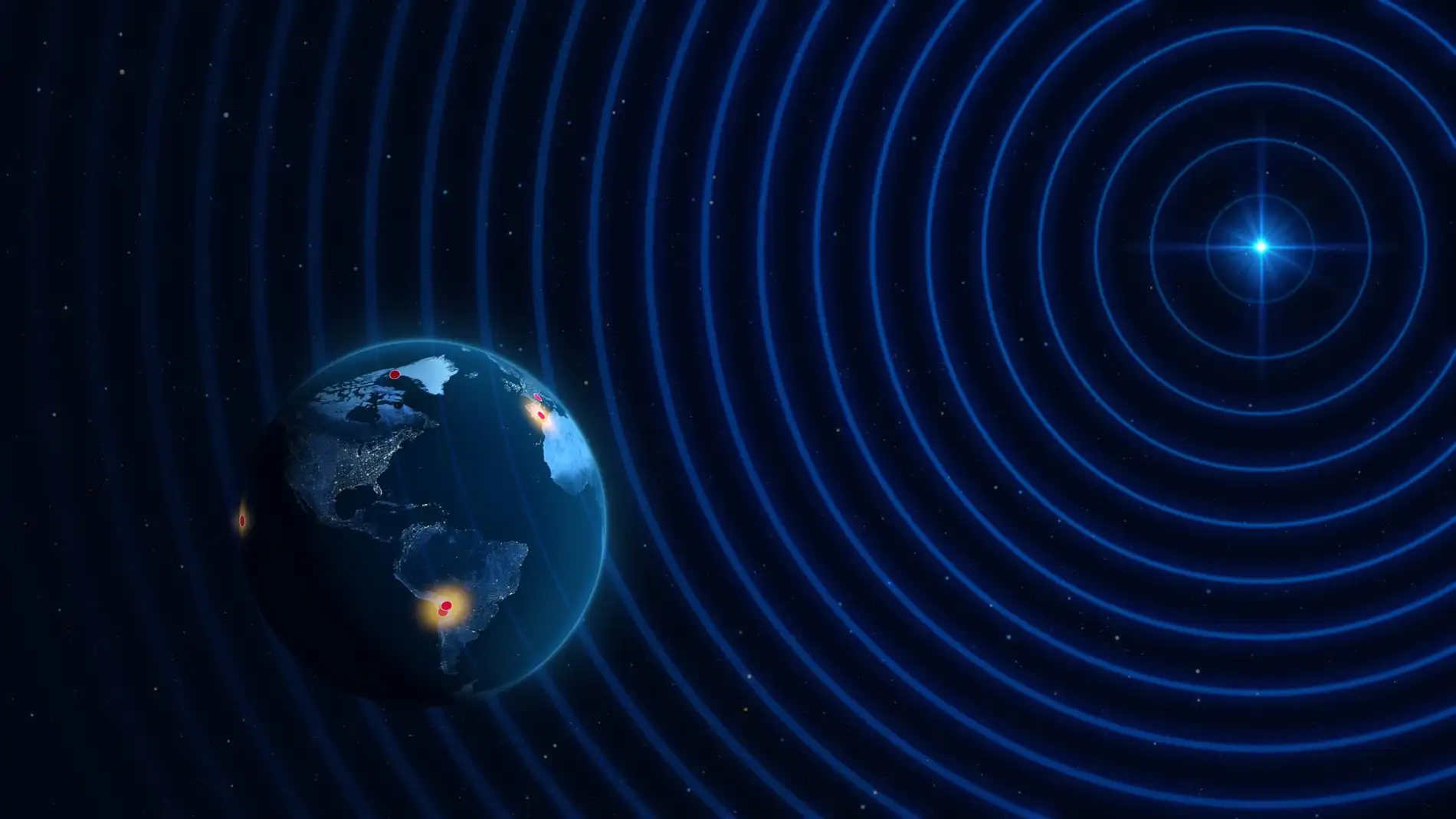 Ondas de radio planeta Tierra Ondas de radio planeta Tierra
