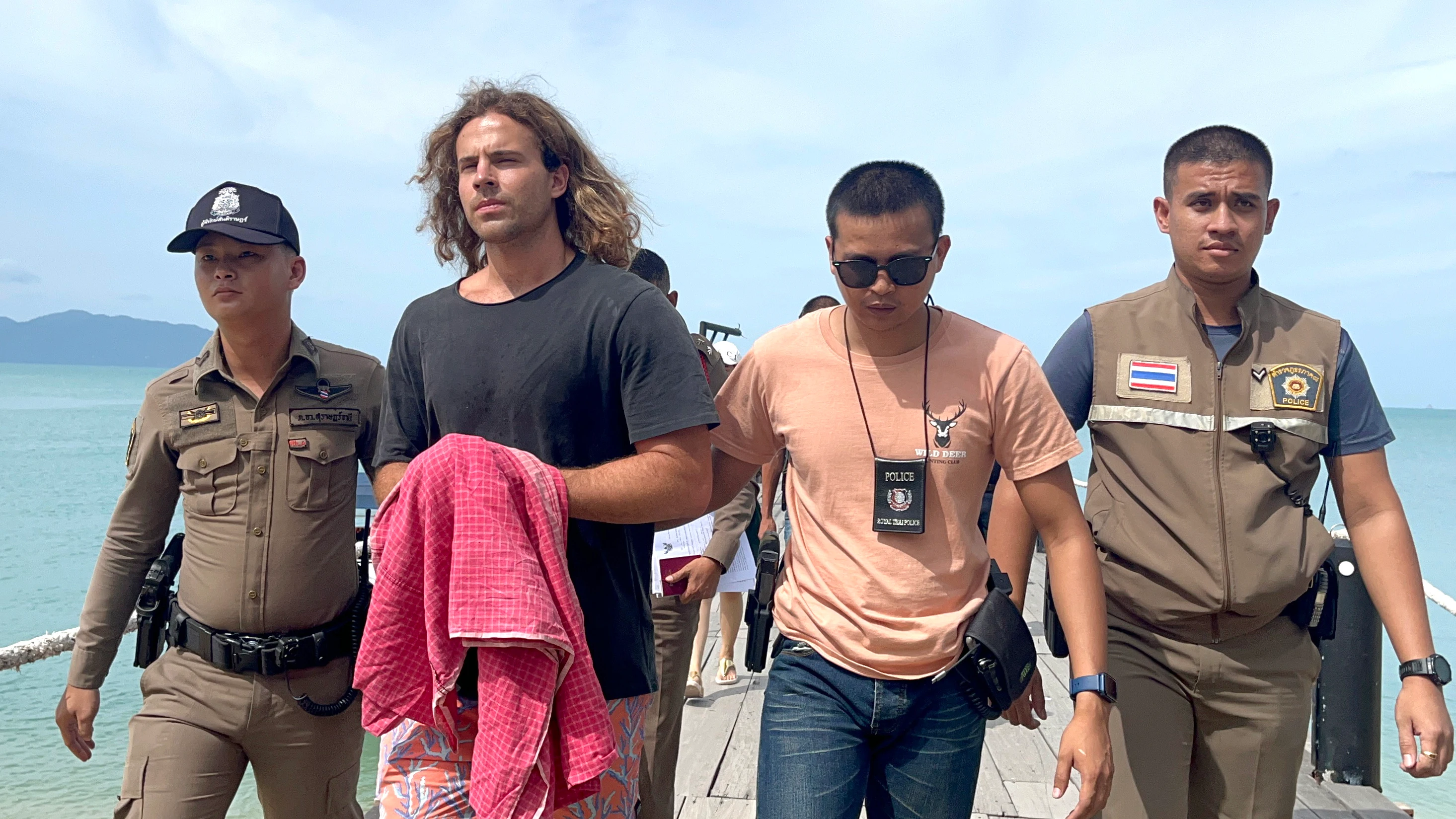 Fotografía de archivo del español Daniel Jeronimo Sancho Bronchalo tras su detención en Tailandia