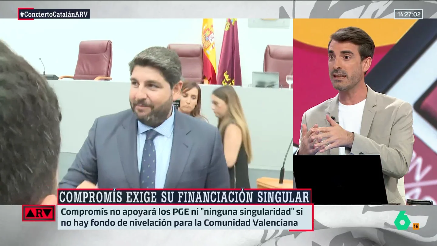 ARV-Pablo Simón, sobre el pacto ERC-PSC: "No soluciona ninguno de los problemas de fondo que existen sobre financiación" ARV-Pablo Simón, sobre el pacto ERC-PSC: "No soluciona ninguno de los problemas de fondo que existen sobre financiación"