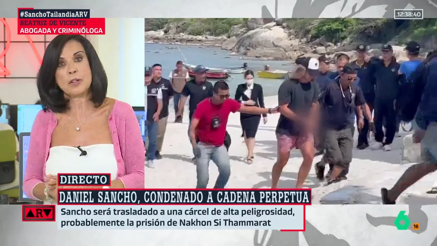 ¿Podría Daniel Sancho cumplir parte de la condena en España? La respuesta de Bea de Vicente ¿Podría Daniel Sancho cumplir parte de la condena en España? La respuesta de Bea de Vicente