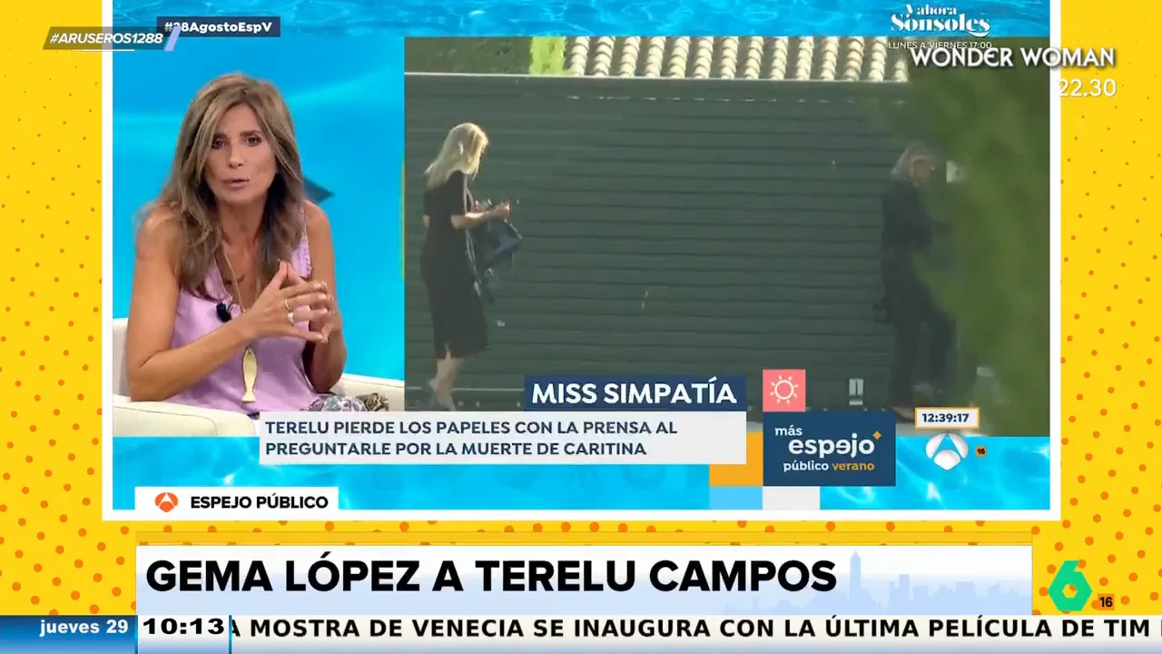 Gema López estalla contra Terelu Campos tras la muerte de Caritina Gopyanes: "Has sido la única que ha dado una mala contestación. Háztelo mirar"