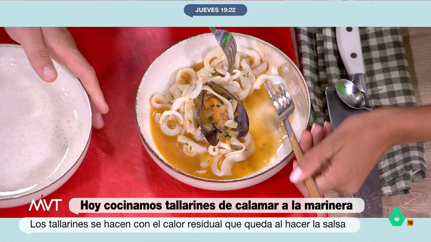 La receta del chef Carlos Maldonado para los amanes del marisco: tallarines de calamar a la marinera La receta del chef Carlos Maldonado para los amanes del marisco: tallarines de calamar a la marinera