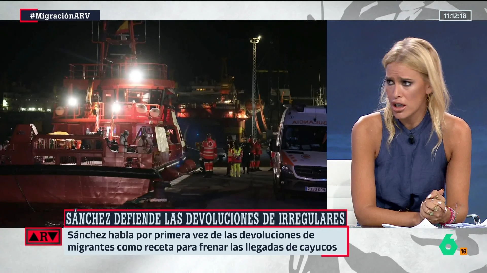 ARV-Afra Blanco se planta ante los bulos xenófobos en plena crisis migratoria: "No estamos siendo invadidos"