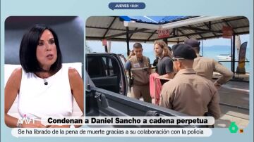 ¿Qué podría a ver hecho Daniel Sancho para que la pena hubiera sido menor? Bea de Vicente responde