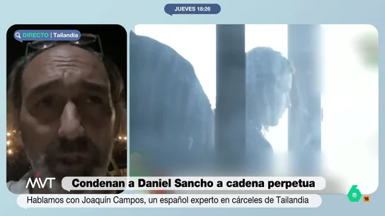 Un experto, sobre la cárcel donde cumplirá condena Daniel Sancho Joaquín Campos, español experto en cárceles de Tailandia, analiza en este vídeo cómo es 'El Gran Tigre', la peligrosa prisión a la que podría ser trasladado Daniel Sancho y donde tendría que convivir con asesinos, pederastas y narcotraficantes.