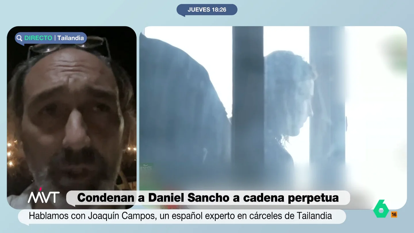 Un experto, sobre la cárcel donde cumplirá condena Daniel Sancho Joaquín Campos, español experto en cárceles de Tailandia, analiza en este vídeo cómo es 'El Gran Tigre', la peligrosa prisión a la que podría ser trasladado Daniel Sancho y donde tendría que convivir con asesinos, pederastas y narcotraficantes.