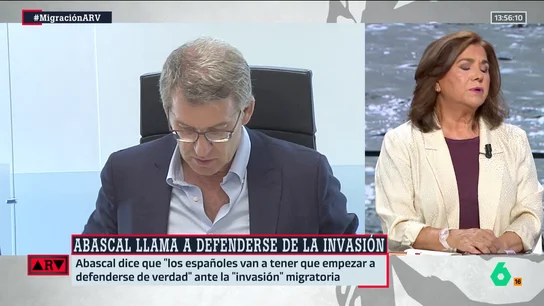 Lucía Méndez critica las palabras de Feijóo sobre la migración: "Está haciendo política de 'tuit' y de la peor" Lucía Méndez critica las palabras de Feijóo sobre la migración: "Está haciendo política de 'tuit' y de la peor"
