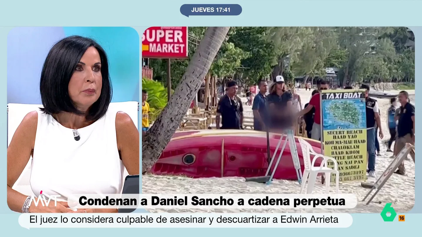 Beatriz de Vicente, sobre la condena a Daniel Sancho: "Era una sentencia esperable y satisfactoria para todas las partes" Beatriz de Vicente, sobre la condena a Daniel Sancho: "Era una sentencia esperable y satisfactoria para todas las partes"