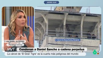 Una psicóloga asegura que "pedir perdón" podría ayudar a Daniel Sancho a enfrentar la cadena perpetua en la cárcel