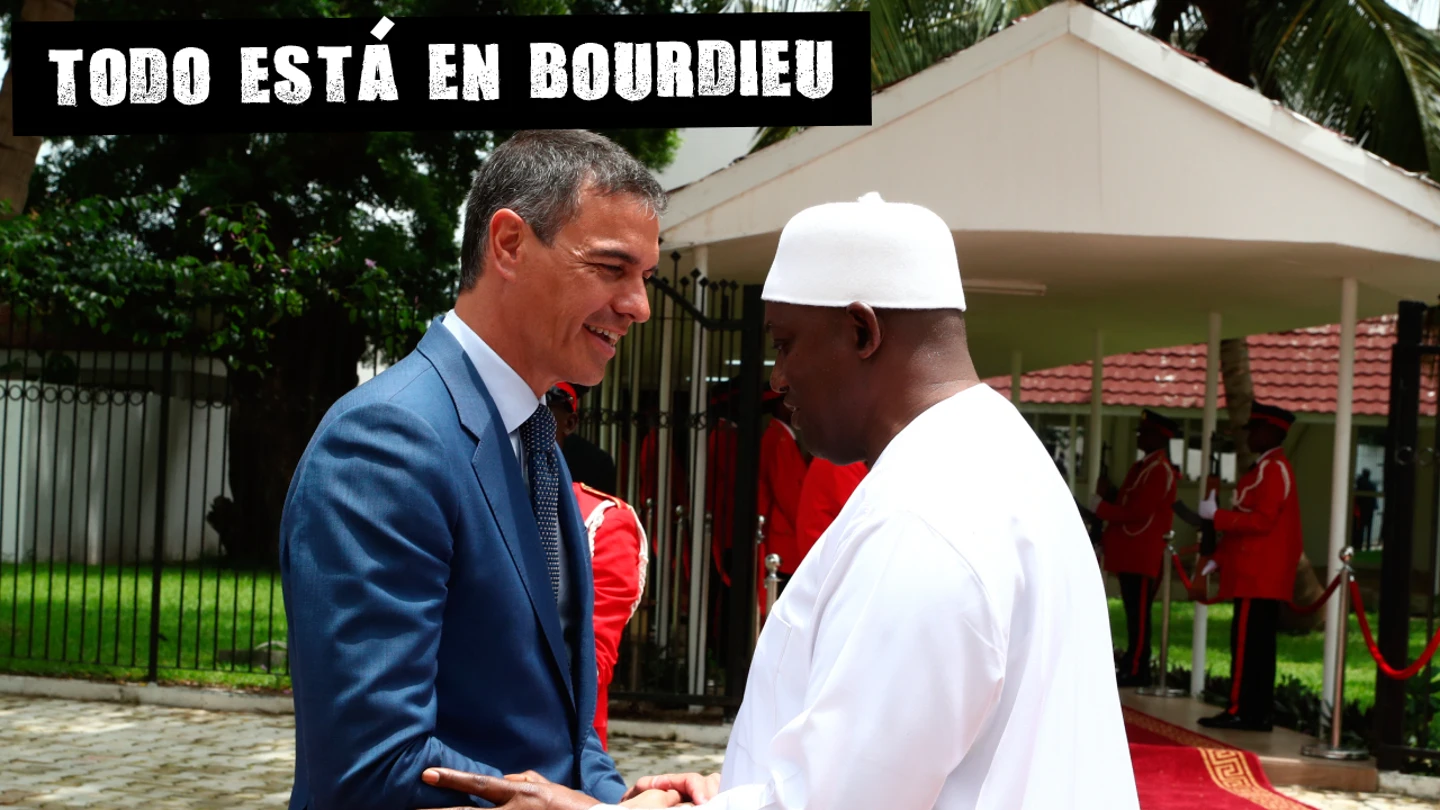 El presidente del Gobierno, Pedro Sánchez, es recibido por el presidente de Gambia, Adama Barrow El presidente del Gobierno, Pedro Sánchez, es recibido por el presidente de Gambia, Adama Barrow