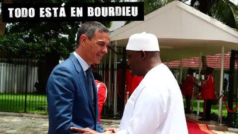 El presidente del Gobierno, Pedro Sánchez, es recibido por el presidente de Gambia, Adama Barrow El presidente del Gobierno, Pedro Sánchez, es recibido por el presidente de Gambia, Adama Barrow