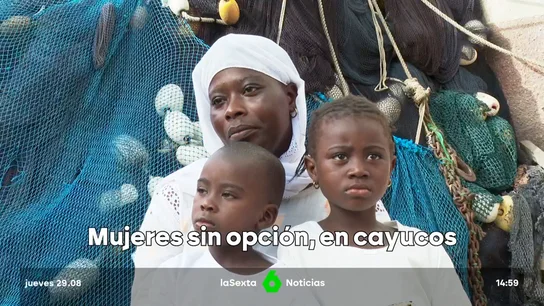 mujeres en cayucos mujeres en cayucos