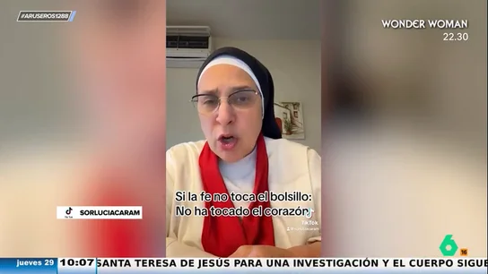 Sor Lucía Caram exige a la Iglesia indemnizar a las víctimas de abusos: "Si la fe no toca el bolsillo, no ha tocado el corazón" Sor Lucía Caram exige a la Iglesia indemnizar a las víctimas de abusos: "Si la fe no toca el bolsillo, no ha tocado el corazón"