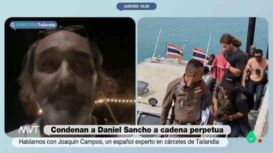 Habla un experto en cárceles tailandesas: "En España el preso tiene que ser reinsertado, en Tailandia es simplemente un castigo" El experto en cárceles de Tailandia, Joaquín Campos, analiza en este vídeo cómo es la peligrosa prisión de 'El Gran Tigre', donde cumplirá condena Daniel Sancho, y explica la diferencia entre el sistema penal occidental y el asiático.